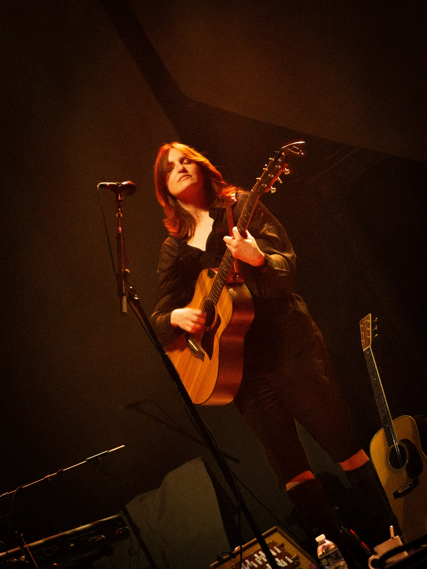 Katie Gavin playing guitar
